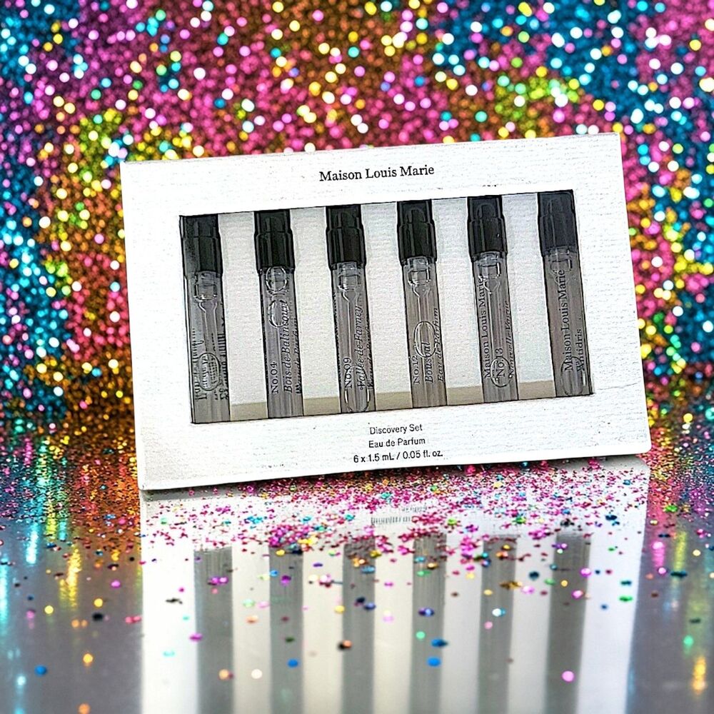MAISON LOUIS MARIE Eau De Parfum Discovery Set Brand New in Box 1.5 ml x 6